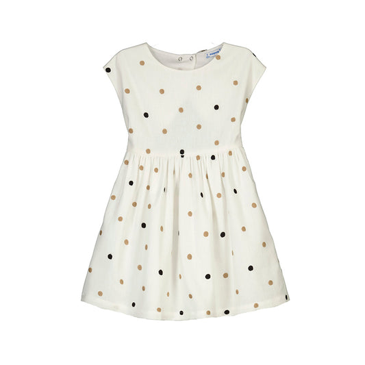 Vestido Topos Bordados