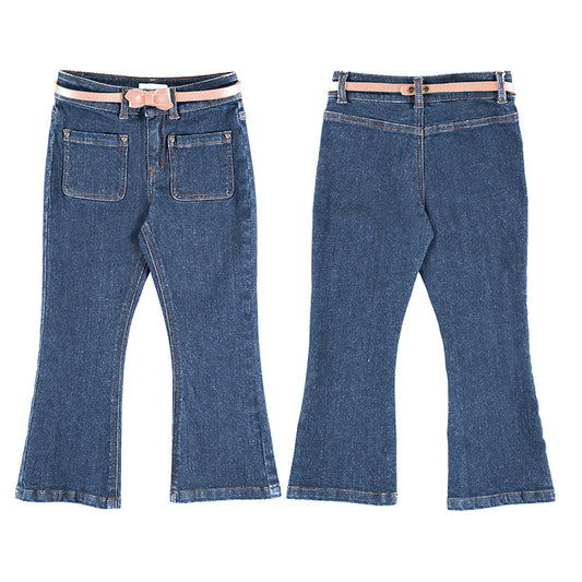 Pantalón Tejano con Cinturón