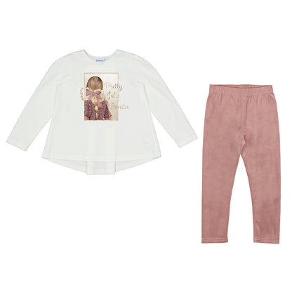 Conjunto Leggings Terciopelo