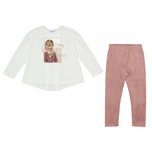 Conjunto Leggings Terciopelo