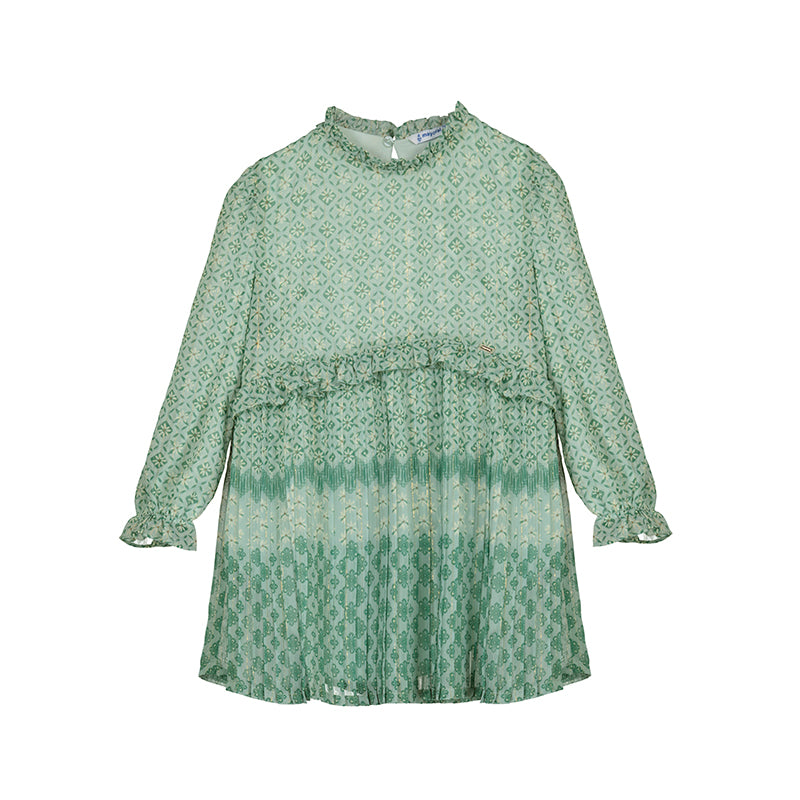 Vestido Gasa Plisada