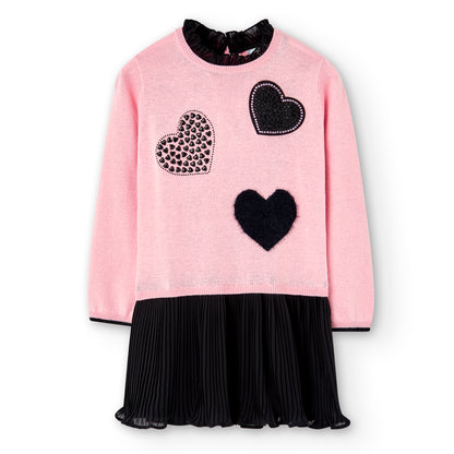 Vestido Tricot Combinado