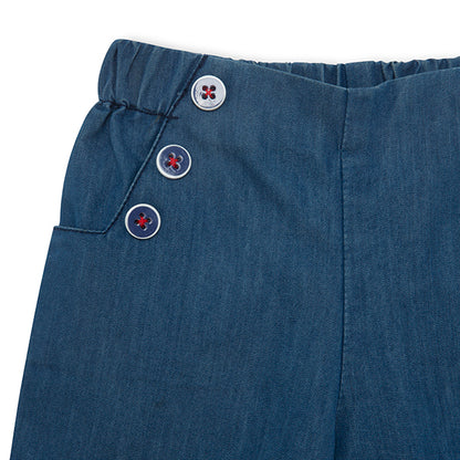 Pantalon Culotte Denim