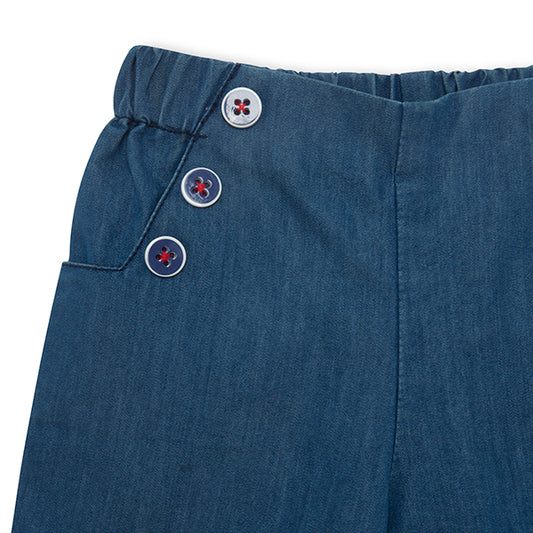 Pantalon Culotte Denim