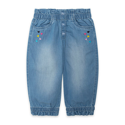 Pantalon Denim Tipo Jogger