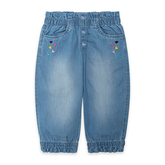Pantalon Denim Tipo Jogger