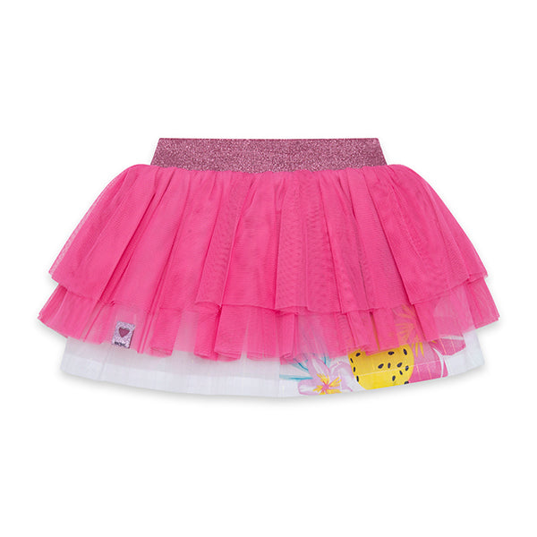 Falda Volantes Popelin