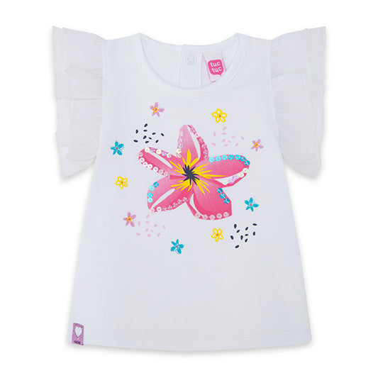 Camiseta Punto y Tul