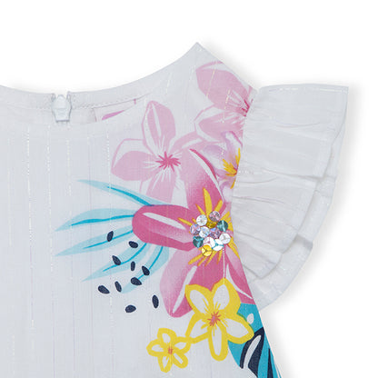 Vestido Estampado Popelin
