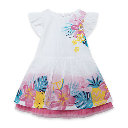 Vestido Estampado Popelin