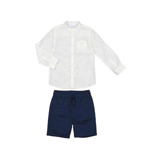 Conjunto Bermuda Camisa ML Mao