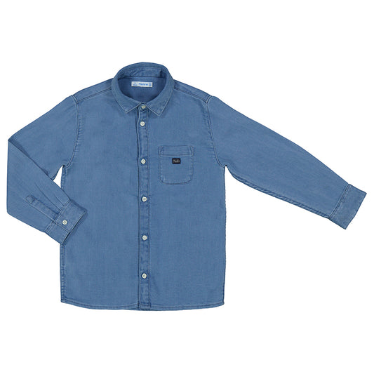 Camisa Ml Soft Denim
