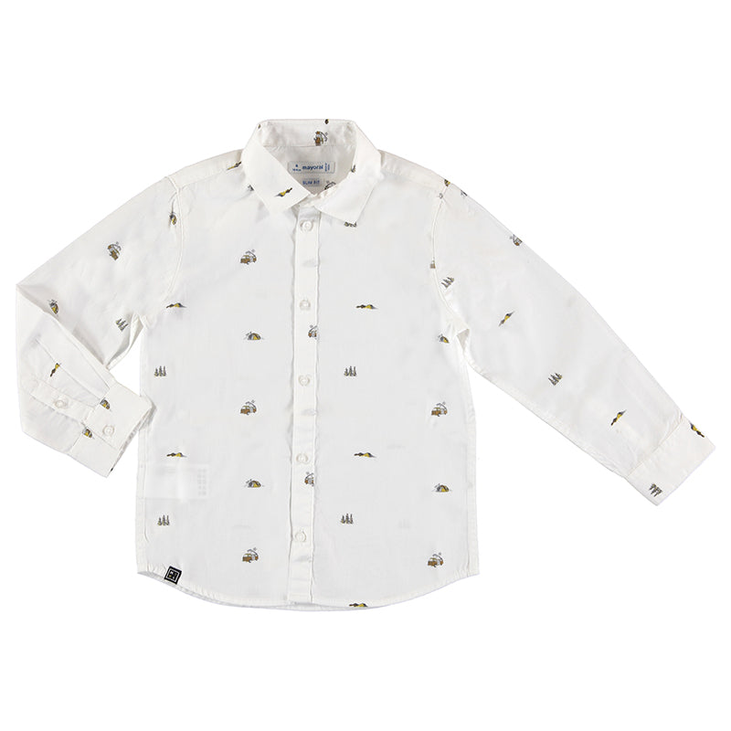 Camisa Ml Estampada
