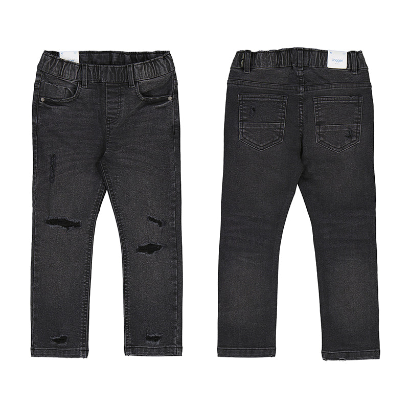 Pantalón Denim Jogger Rotos