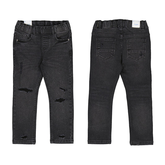 Pantalón Denim Jogger Rotos