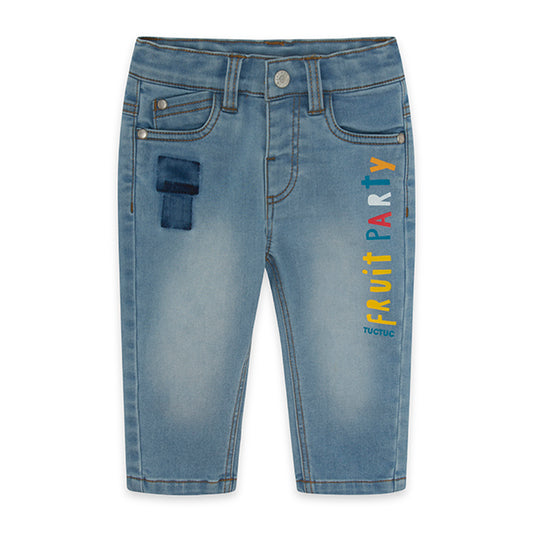Pantalón Denim Desgastado
