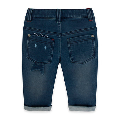 Pantalon Denim Desgastado