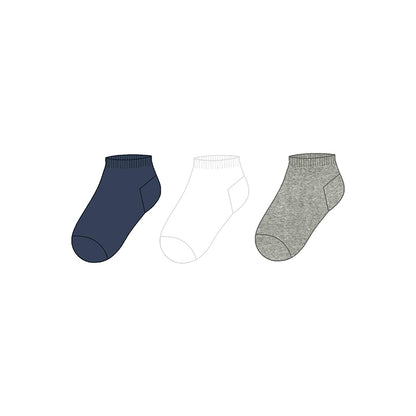Set 3 Calcetines Lisos