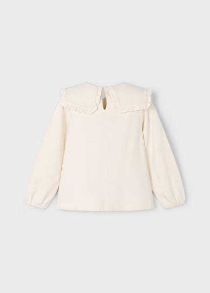 Blusa Punto Cuello Volantes