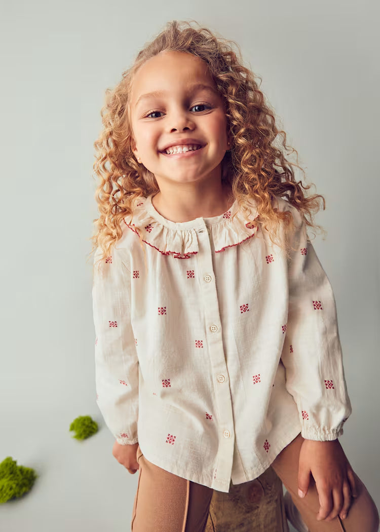 Blusa Cuello Estampado