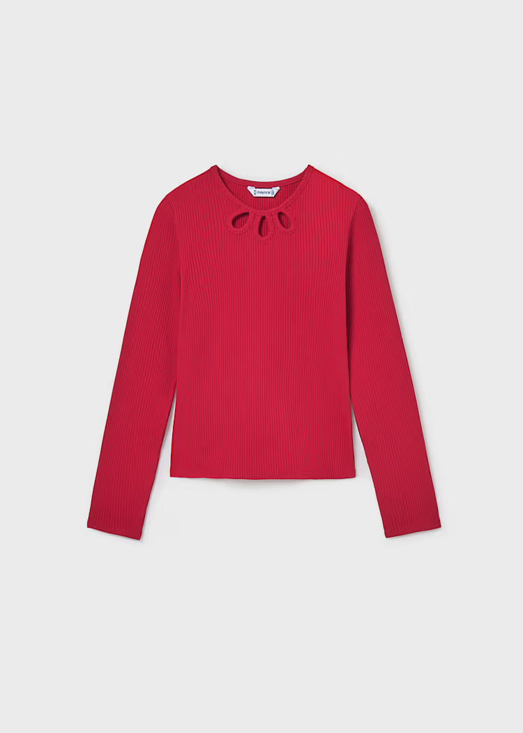 Camiseta Ml Canela Cut Out