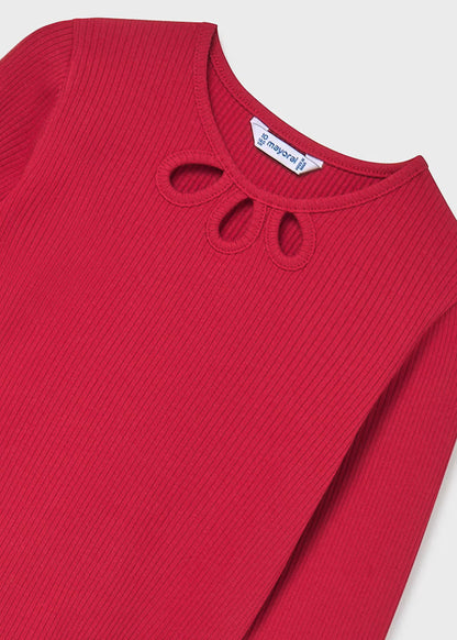 Camiseta Ml Canela Cut Out