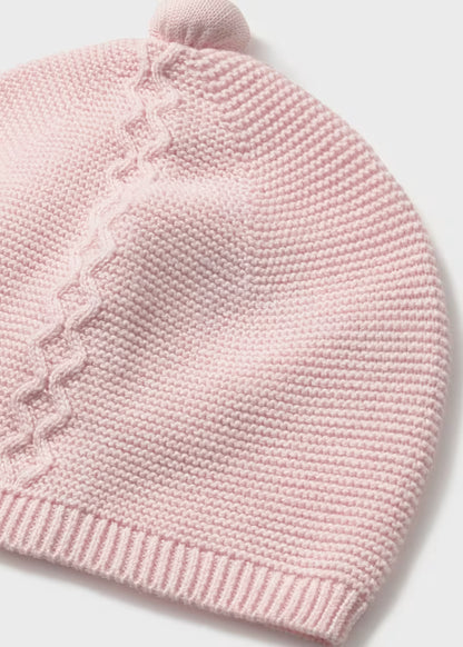 Conjunto polaina y gorro tricot