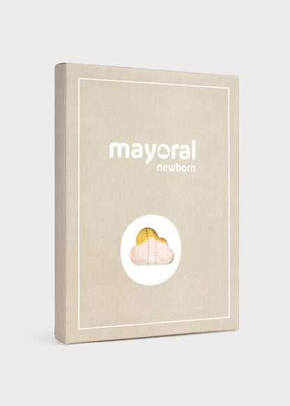 Conjunto polaina y gorro tricot