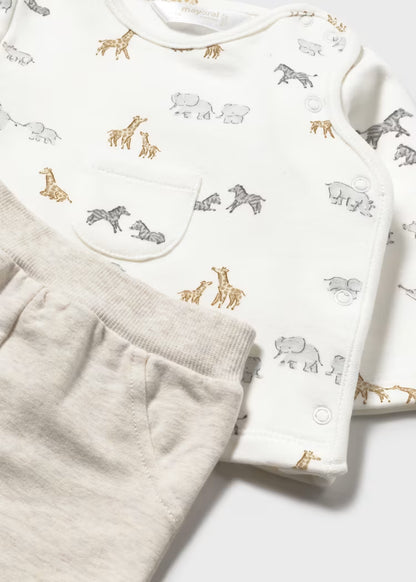 Conjunto polaina estampado