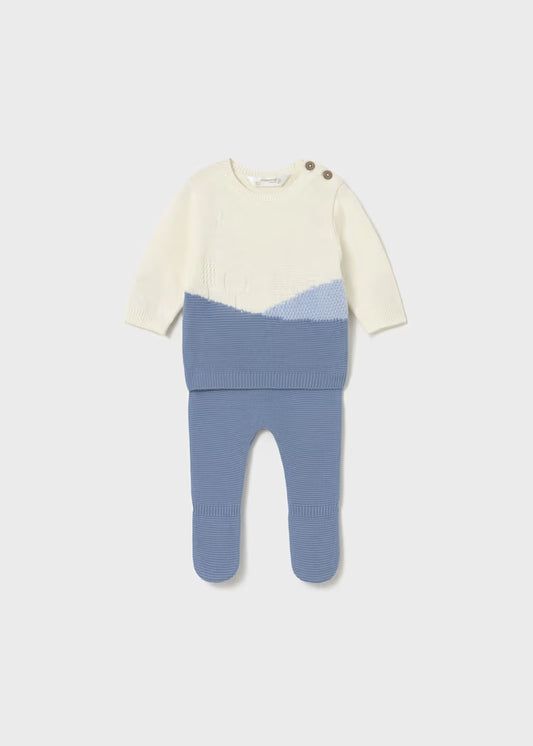 Conjunto polaina tricot