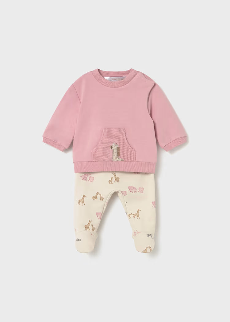 Conjunto polaina felpa