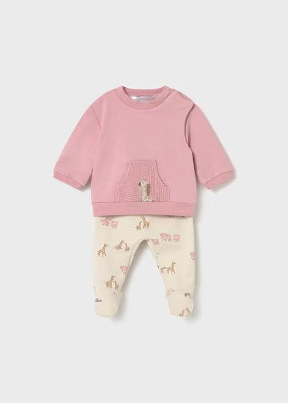 Conjunto polaina felpa