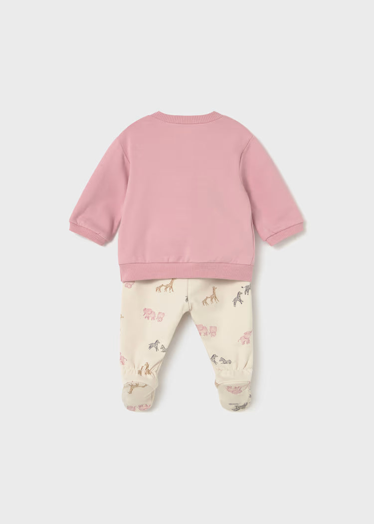 Conjunto polaina felpa